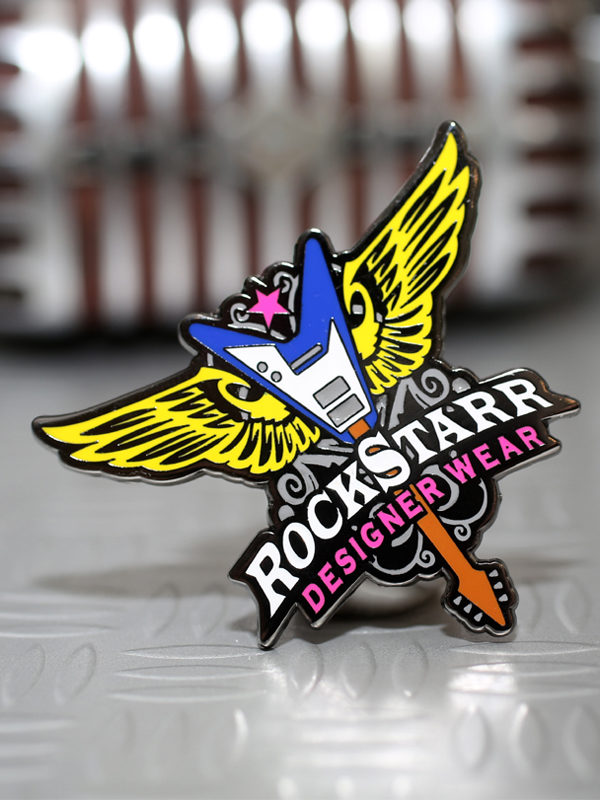RockStarr Designer Wear Collectible Guitar Pin