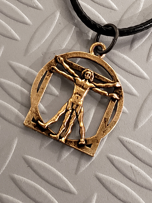 RockStarr Designer Wear DaVinci Gold Necklace