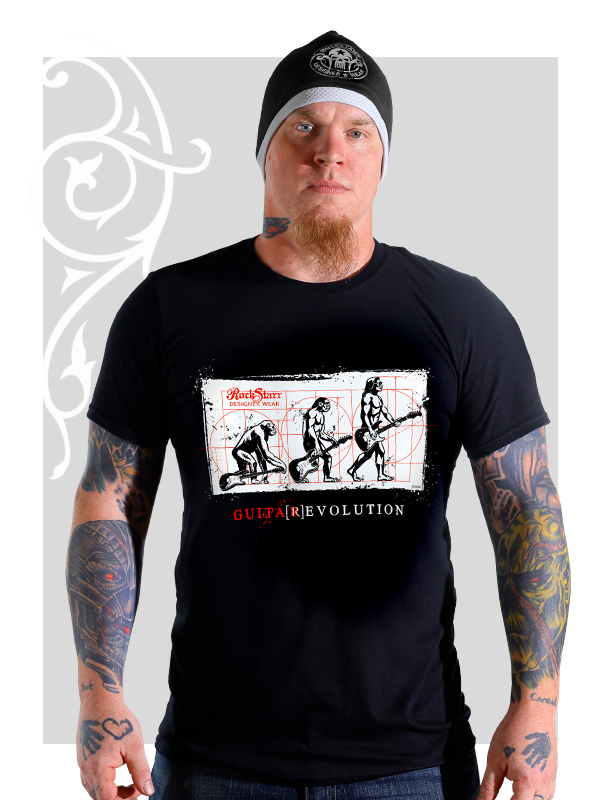 RockStarr Designer Wear Guitar Rocker T-shirt
