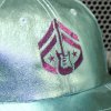 RockStarr Designer Wear Axe Corps Aqua Shimmer Cap